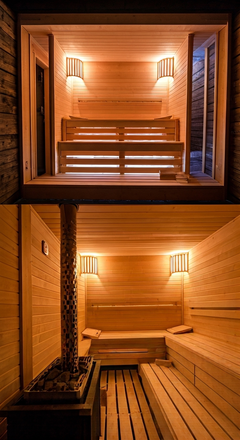 Beginner's Guide to Sauna Design: Key Elements to Consider 3 Modern DIY sauna design cinematic view